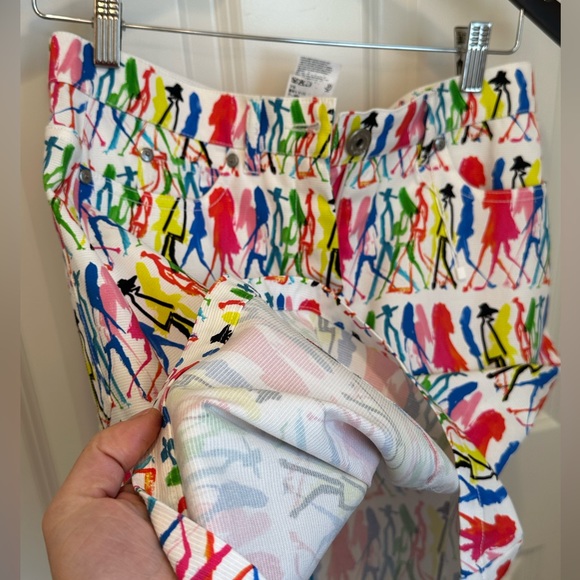 SOLD! Weekend MaxMara “Flutterflies” Collection Mini Cotton Skirt.Size: IT42 US6 - Picture 12 of 16